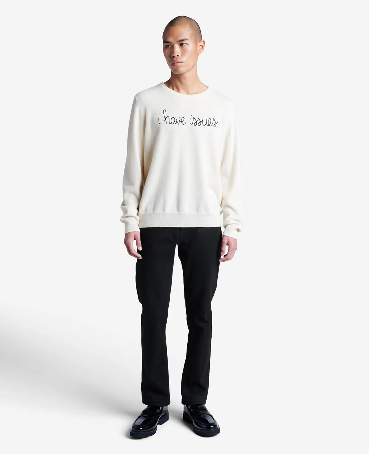 Lingua Franca I Have Issues Cashmere Sweater sold by Kenneth Cole product image thumbnail 3