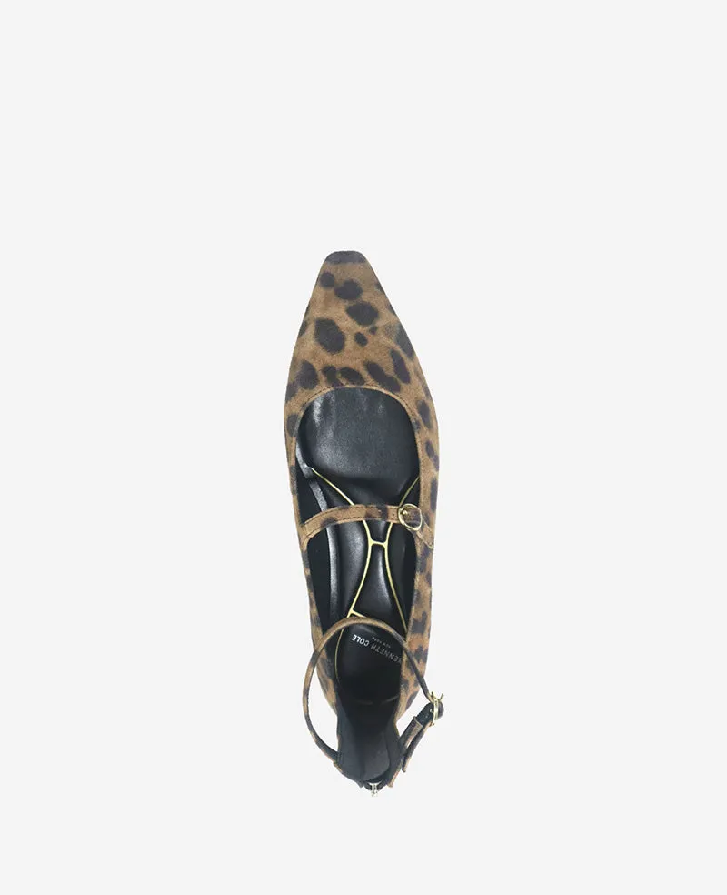 Nolita Leopard Suede Ankle Strap Mary Jane Flat sold by Kenneth Cole product image thumbnail 4