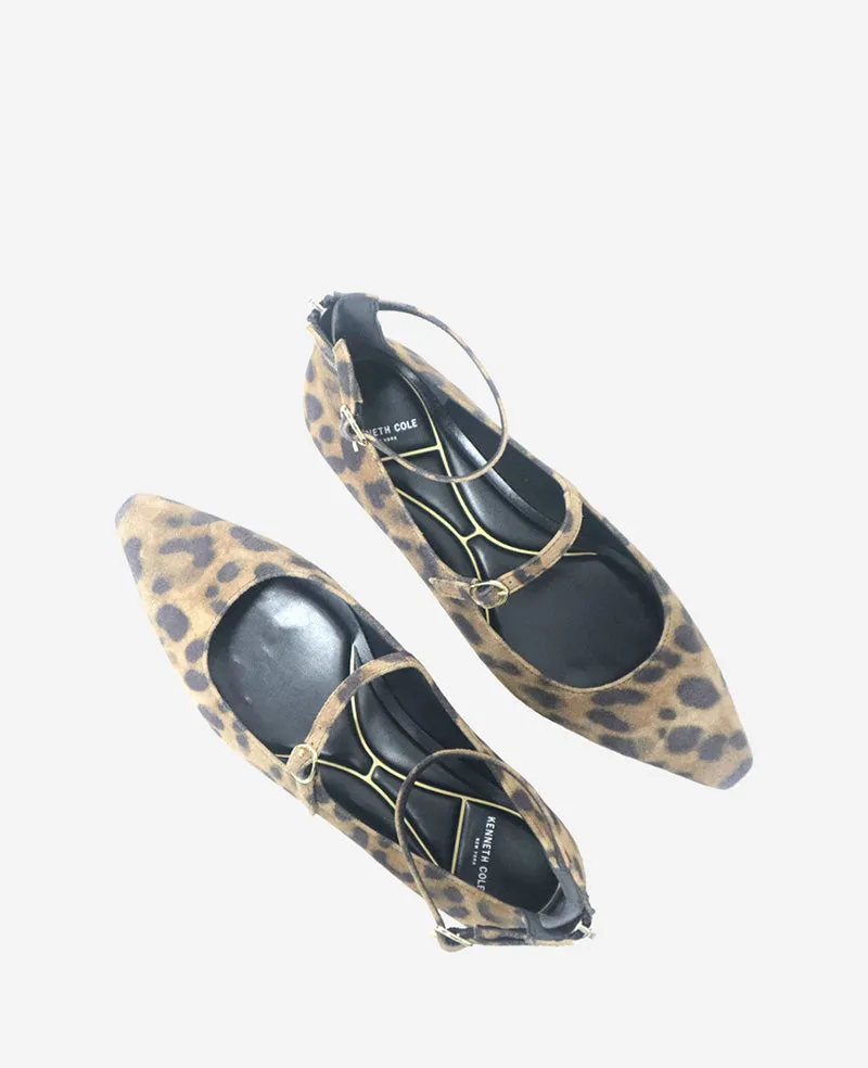 Nolita Leopard Suede Ankle Strap Mary Jane Flat sold by Kenneth Cole product image thumbnail 2
