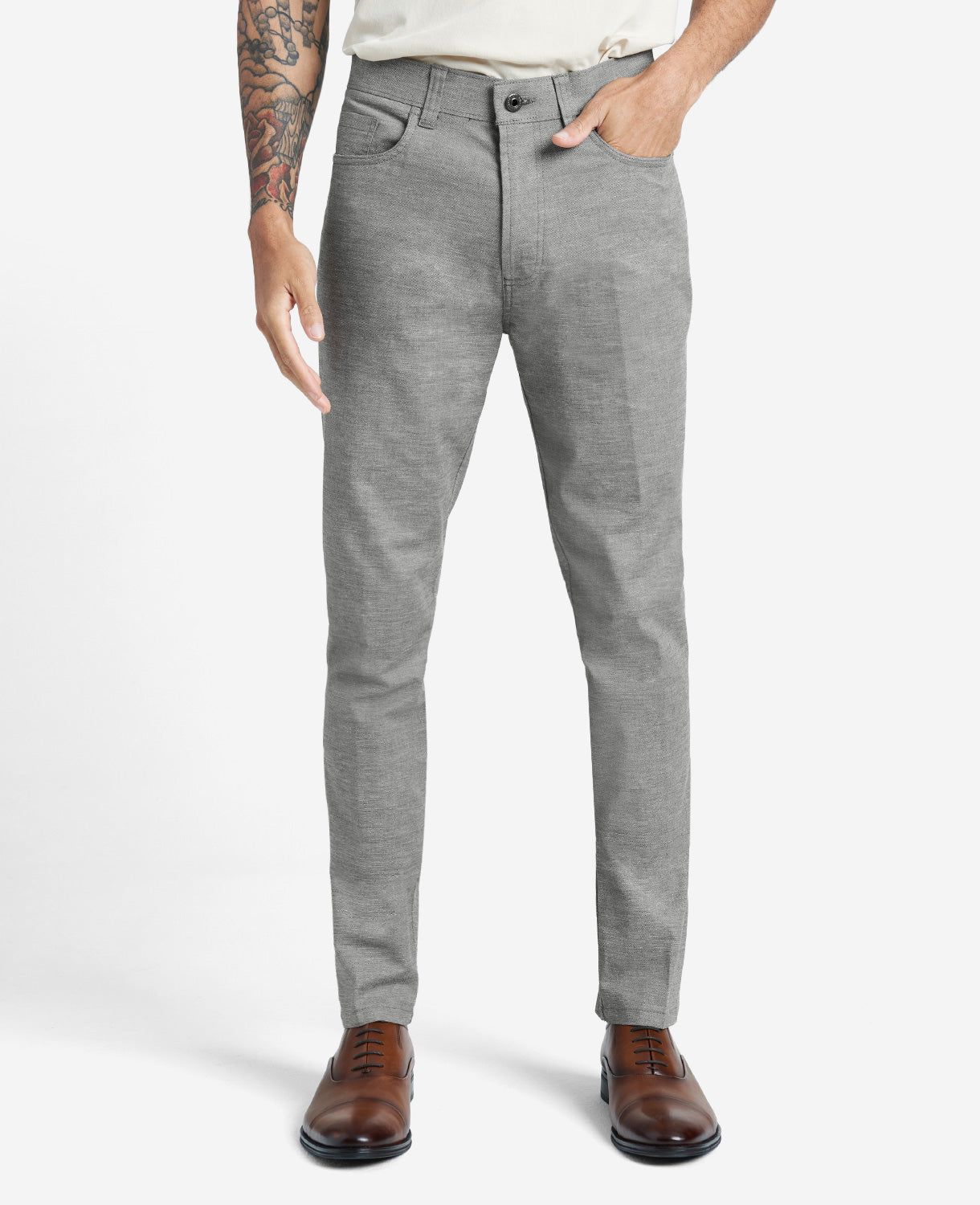 Stretch Slim Fit Flex Waistband Chino Pant sold by Kenneth Cole product image thumbnail 4