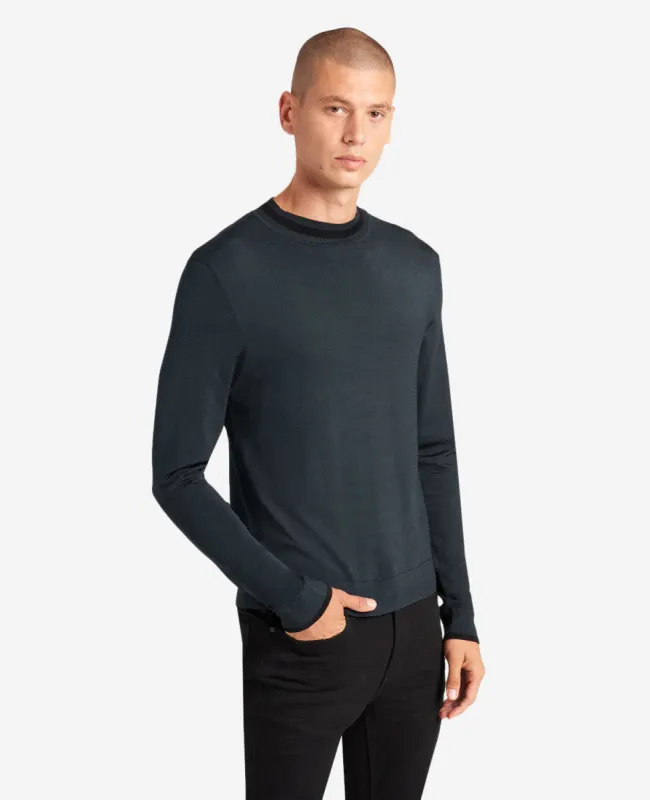 Striped Collar Pullover Knit sold by Kenneth Cole