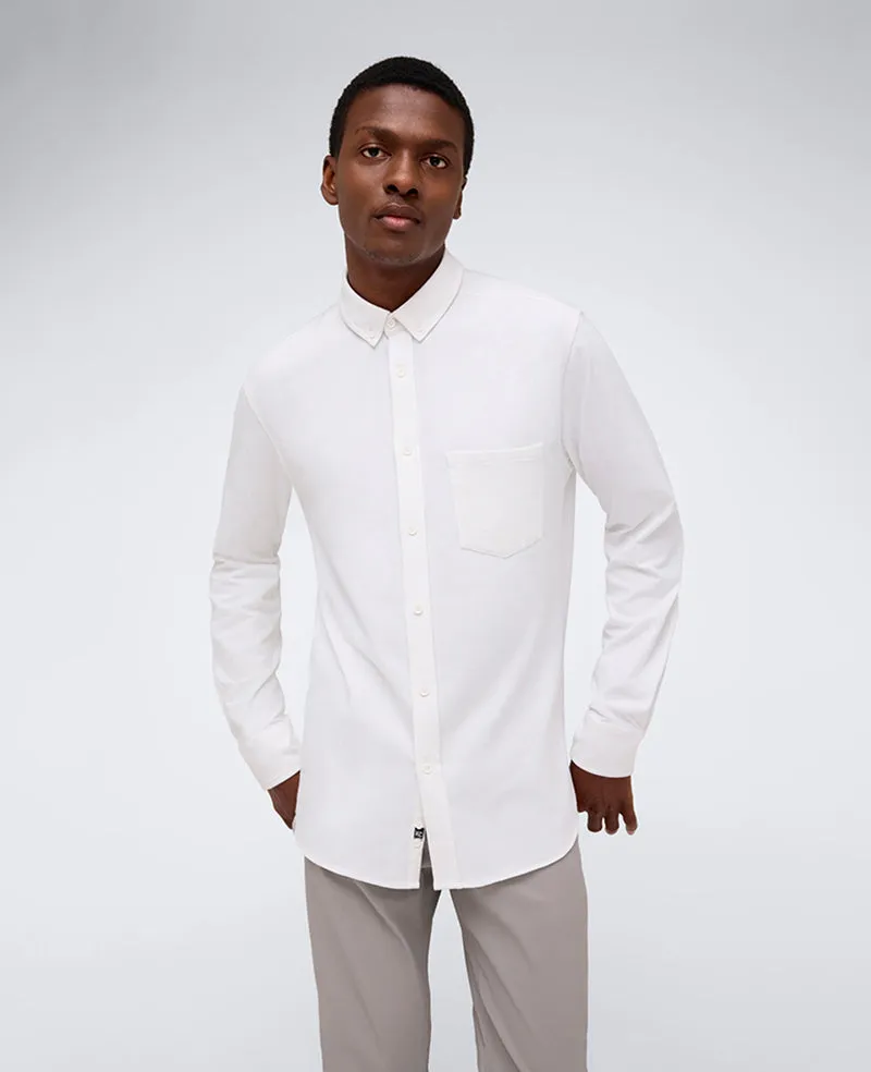 Long Sleeve Button Down Stretch Shirt with Pocket sold by Kenneth Cole