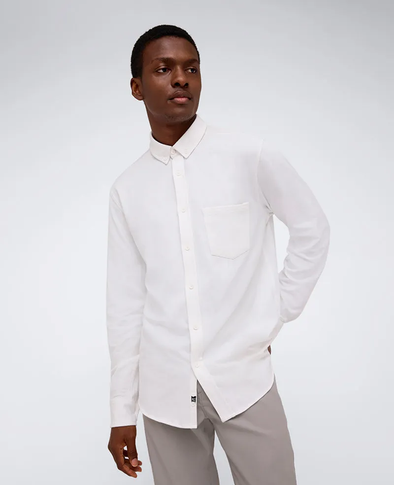 Long Sleeve Button Down Stretch Shirt with Pocket sold by Kenneth Cole product image thumbnail 3
