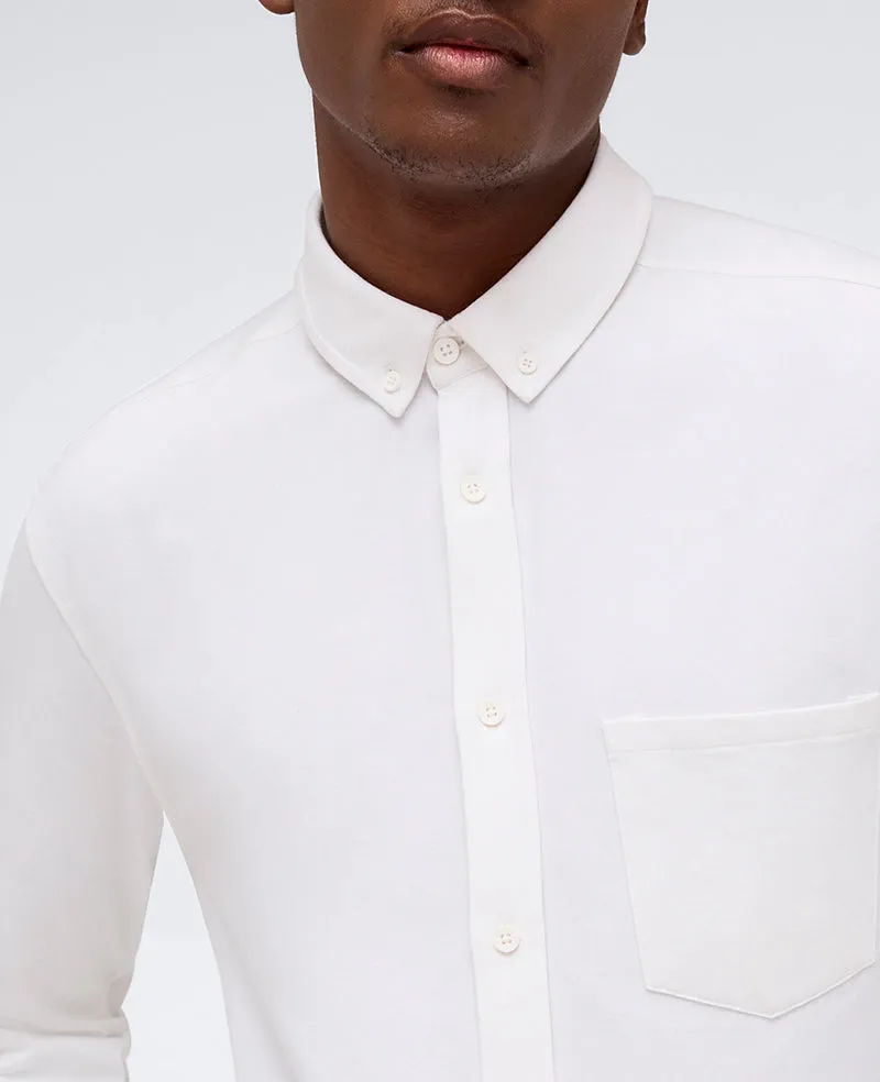 Long Sleeve Button Down Stretch Shirt with Pocket sold by Kenneth Cole product image thumbnail 5
