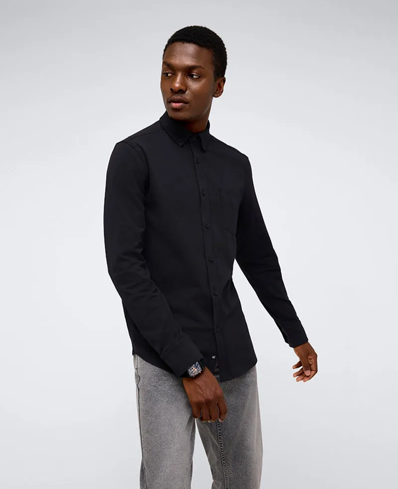 Long Sleeve Button Down Stretch Shirt with Pocket sold by Kenneth Cole product image thumbnail 3