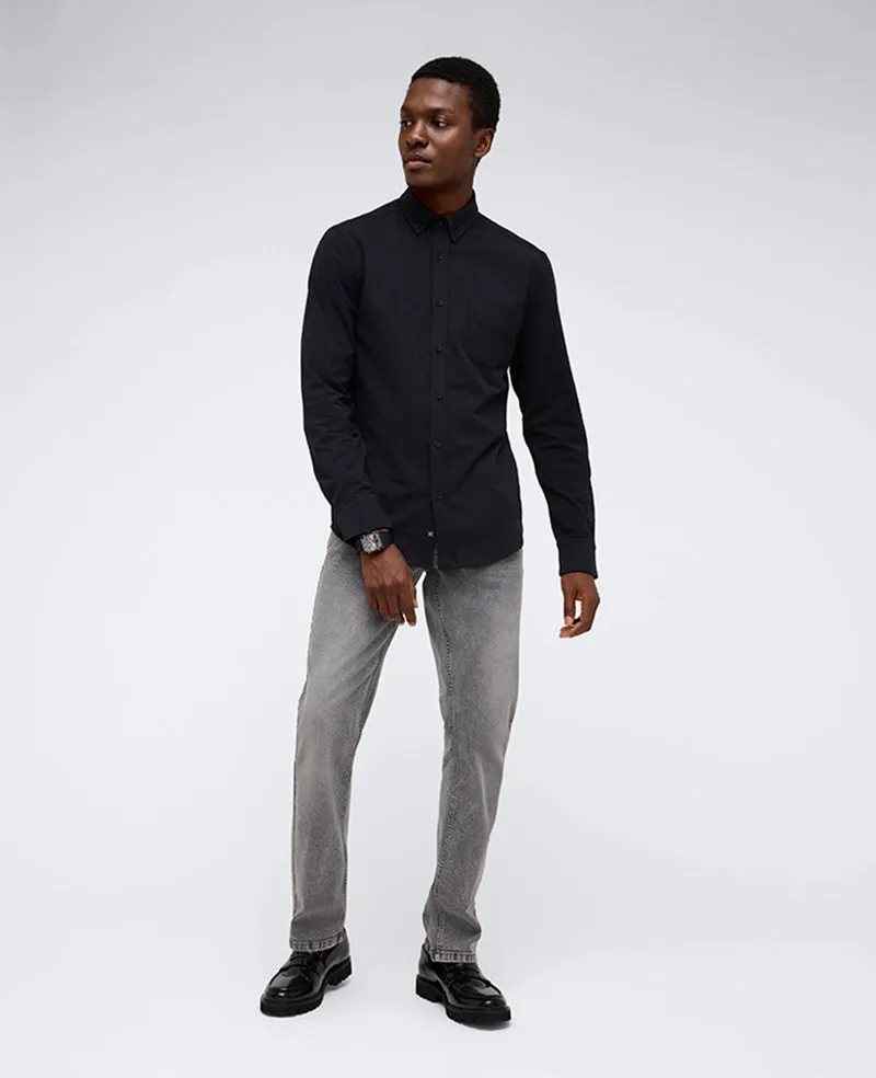 Long Sleeve Button Down Stretch Shirt with Pocket sold by Kenneth Cole product image thumbnail 4