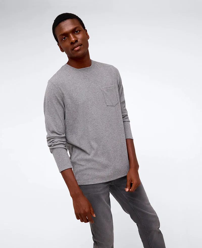 Long Sleeve Heathered T-Shirt sold by Kenneth Cole