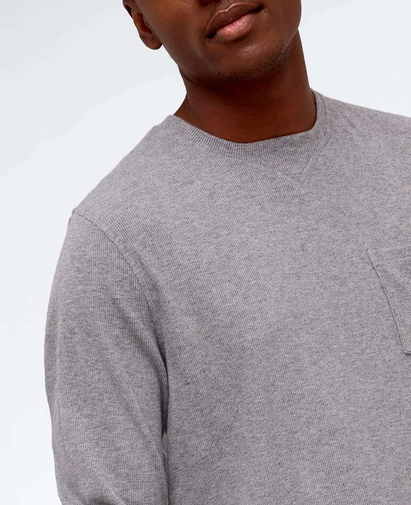 Long Sleeve Heathered T-Shirt sold by Kenneth Cole product image thumbnail 5