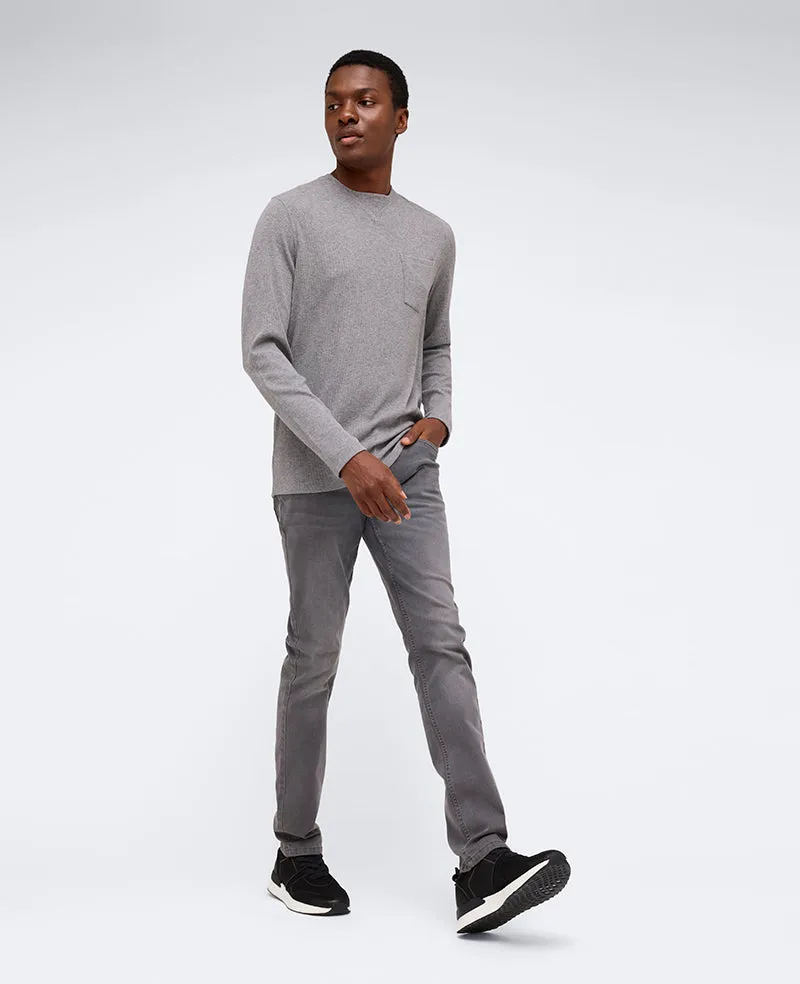 Long Sleeve Heathered T-Shirt sold by Kenneth Cole product image thumbnail 3