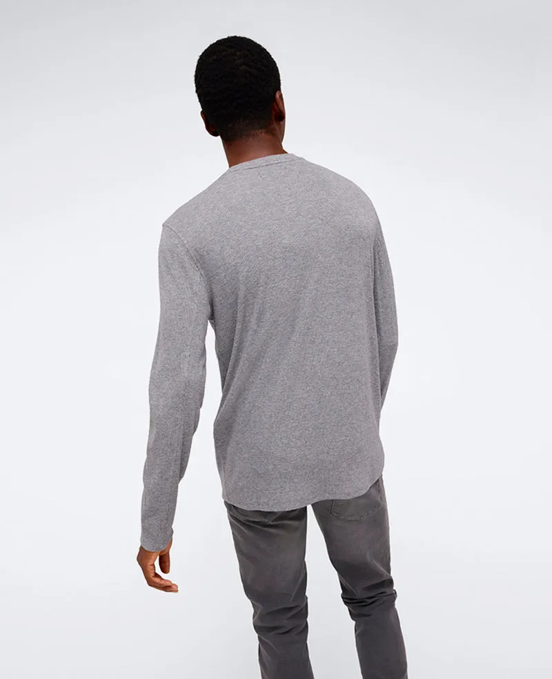 Long Sleeve Heathered T-Shirt sold by Kenneth Cole product image thumbnail 2