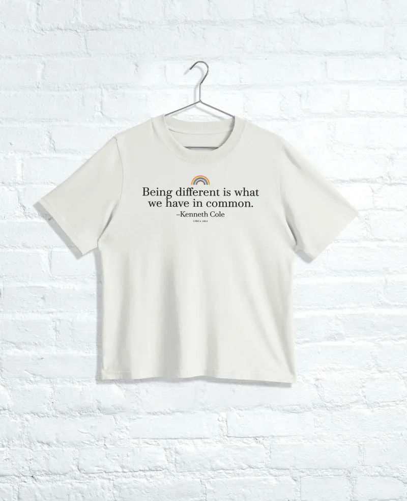 Men's DIFFERENT Regular Tee sold by Kenneth Cole