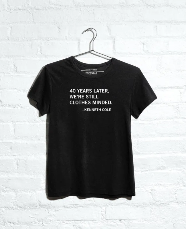 Site Exclusive! 40th Anniversary Fashion Week T-Shirt sold by Kenneth Cole