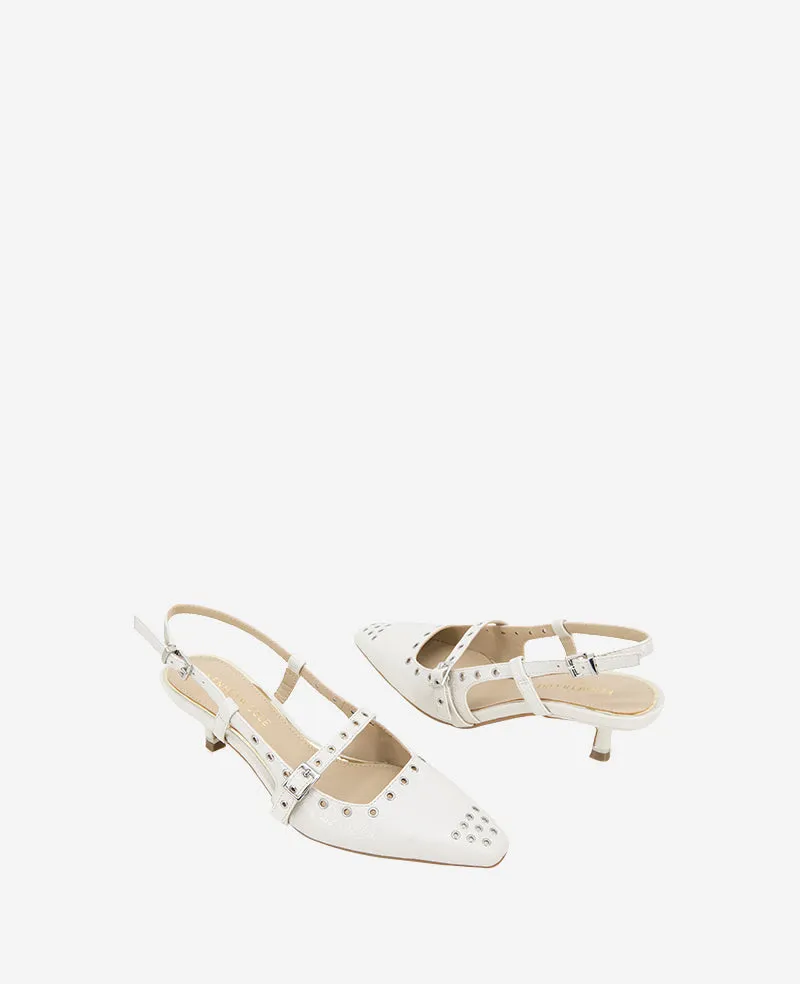 Martha Patent Eyelet Slingback Kitten Heel sold by Kenneth Cole product image thumbnail 2