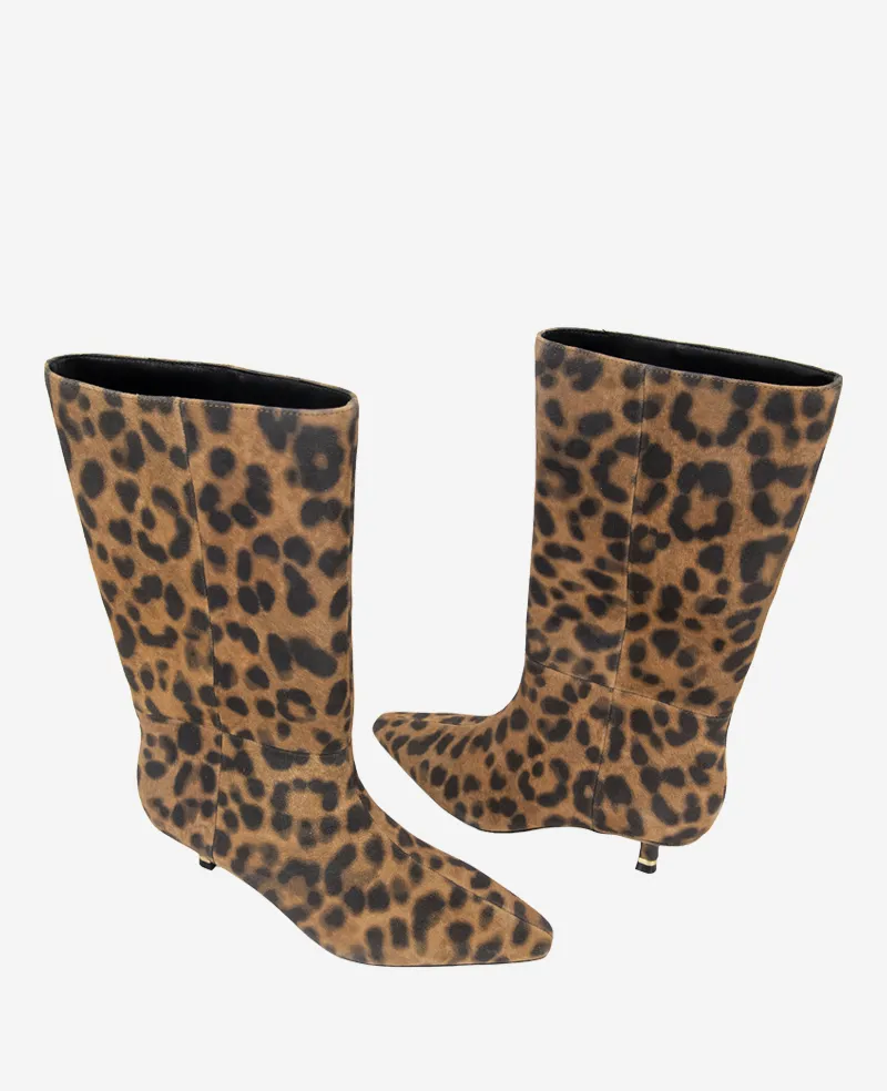 Meryl Suede Leopard Bootie sold by Kenneth Cole product image thumbnail 2
