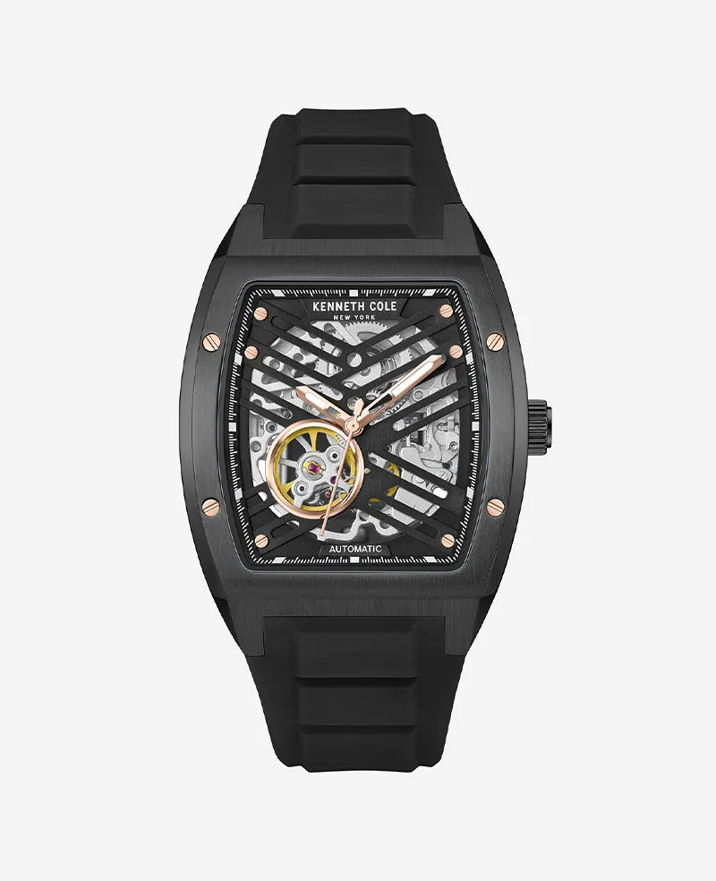 Kenneth Cole Automatic Silicone Strap Watch sold by Kenneth Cole