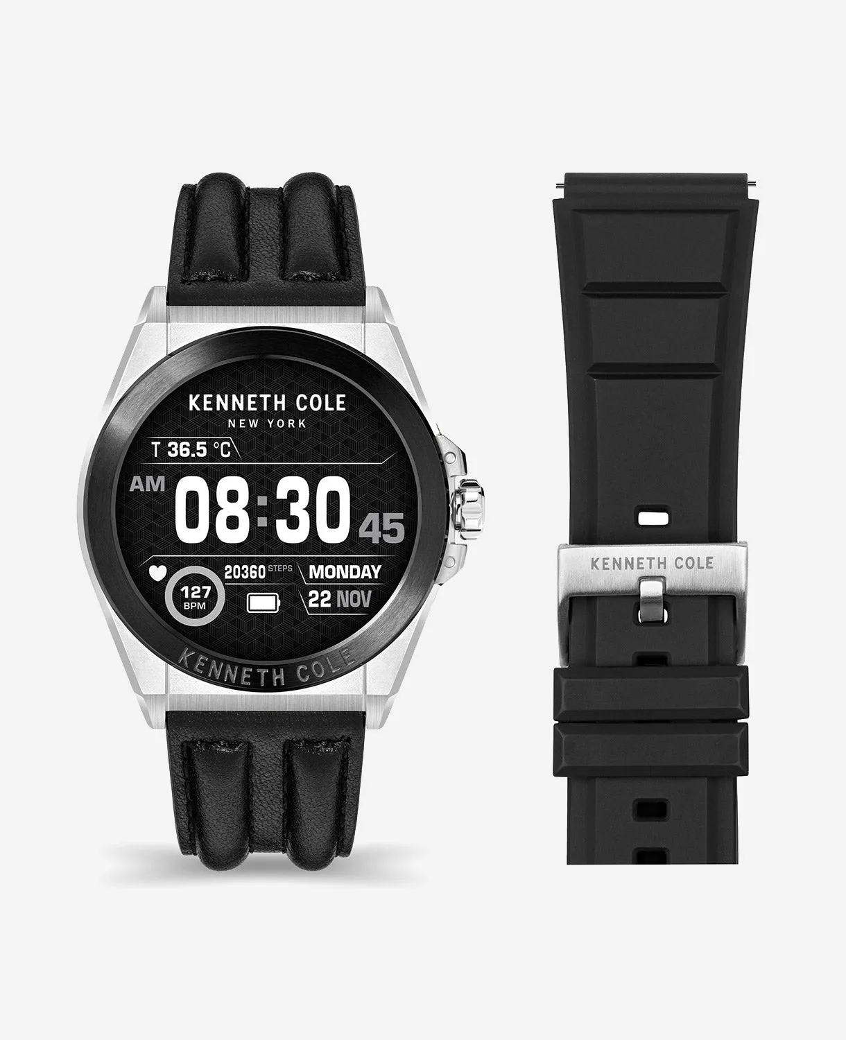 The Wellness Smartwatch 2.0 with Interchangeable Band Set sold by Kenneth Cole product image thumbnail 4