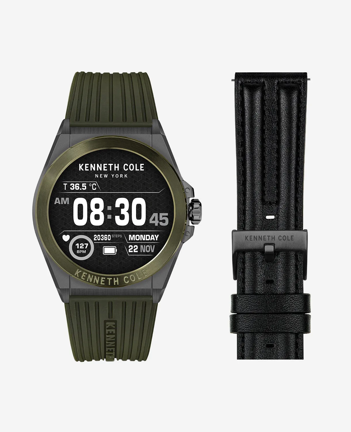 The Wellness Smartwatch 2.0 with Interchangeable Band Set sold by Kenneth Cole product image thumbnail 4