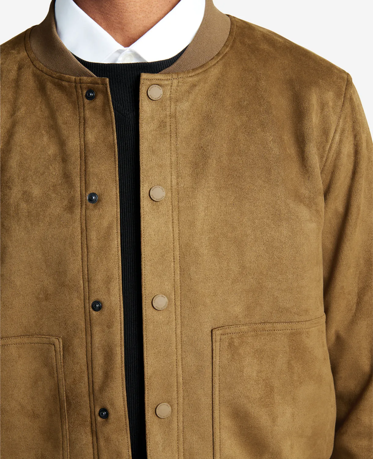 Bomber Collar Trucker Jacket sold by Kenneth Cole product image thumbnail 3