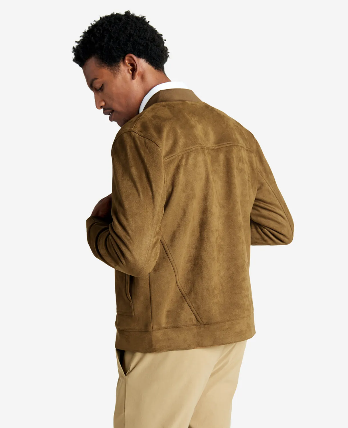 Bomber Collar Trucker Jacket sold by Kenneth Cole product image thumbnail 5