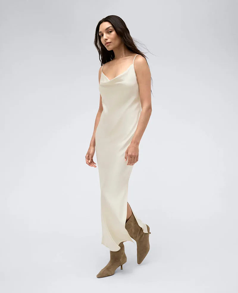 Satin Cowl Neck Maxi Slip Dress sold by Kenneth Cole product image thumbnail 4