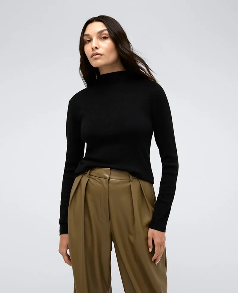 Ribbed Mock Neck Pullover Sweater sold by Kenneth Cole product image thumbnail 2
