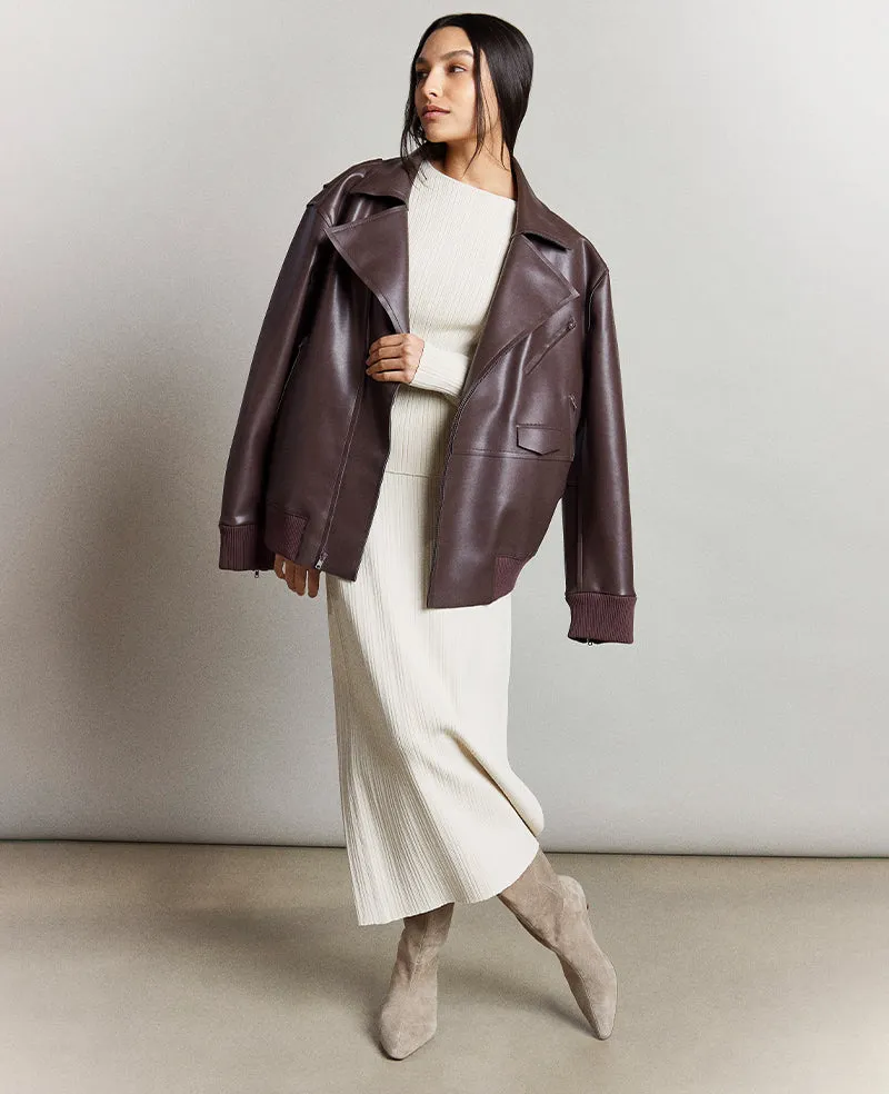 Rib Knit Pullon Skirt sold by Kenneth Cole