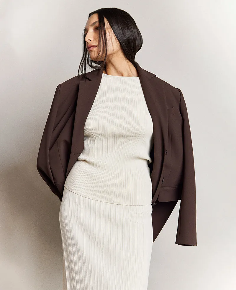 Rib Knit Pullon Skirt sold by Kenneth Cole product image thumbnail 3