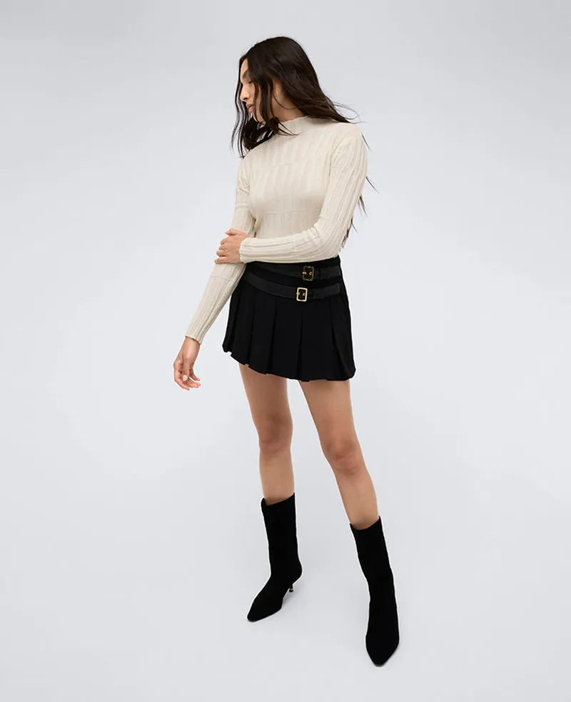 Ribbed Long Sleeve Mock Neck Sweater sold by Kenneth Cole product image thumbnail 4