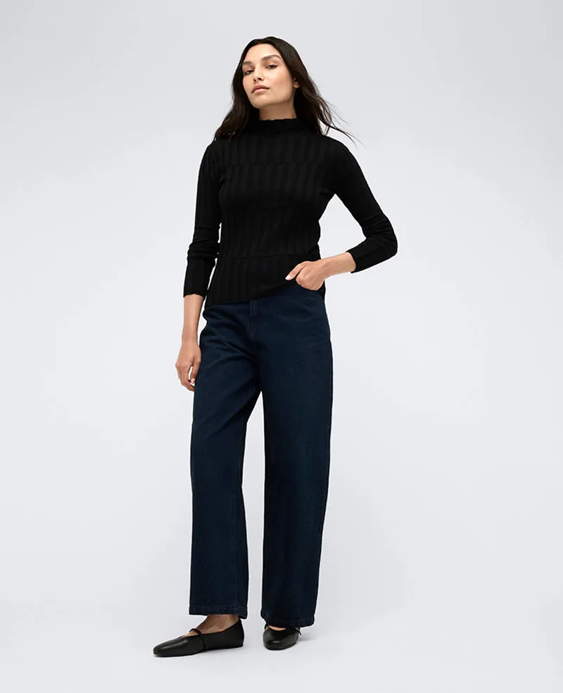 Ribbed Long Sleeve Mock Neck Sweater sold by Kenneth Cole product image thumbnail 2