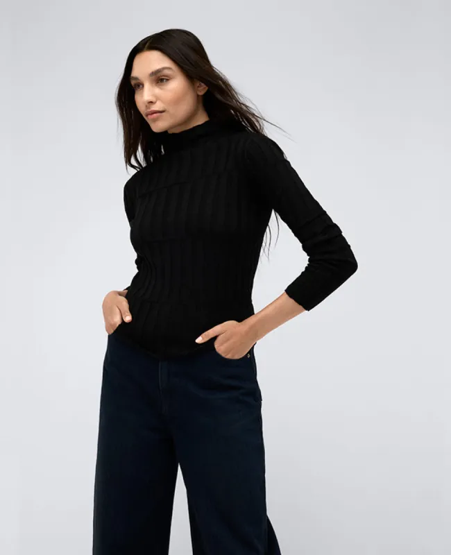 Ribbed Long Sleeve Mock Neck Sweater sold by Kenneth Cole