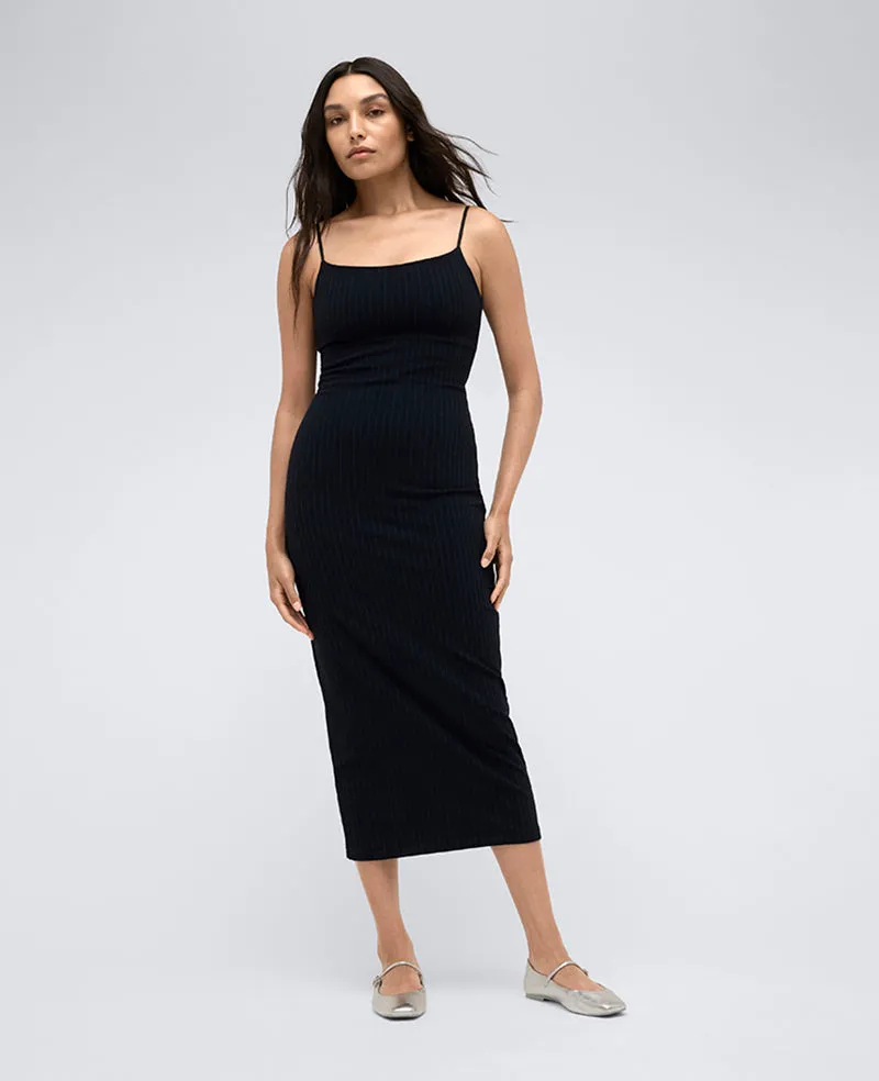 Pinstripe Maxi Slip Dress sold by Kenneth Cole product image thumbnail 4