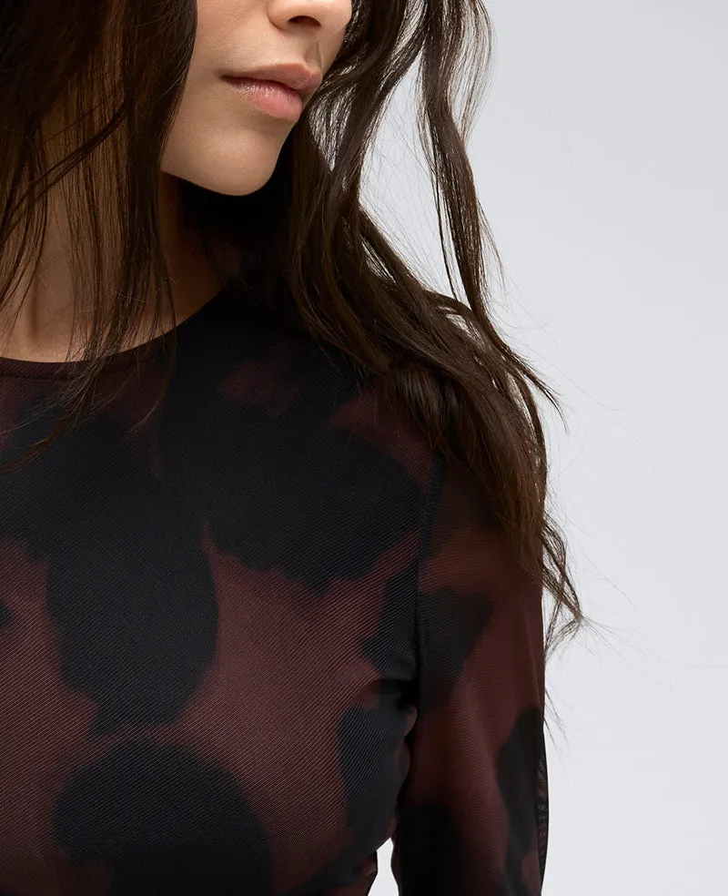 Mesh Knot Front Maxi Dress sold by Kenneth Cole product image thumbnail 5