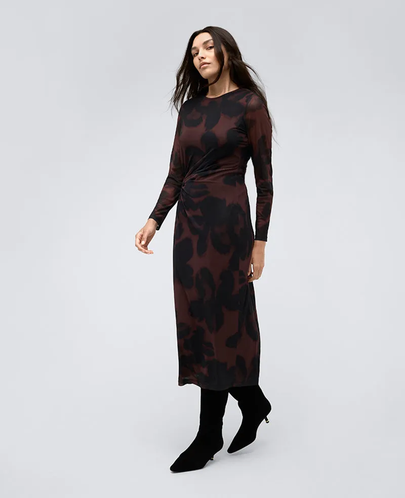 Mesh Knot Front Maxi Dress sold by Kenneth Cole product image thumbnail 2