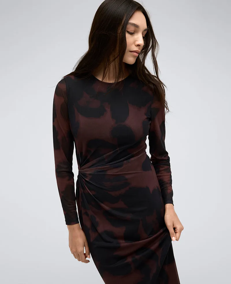 Mesh Knot Front Maxi Dress sold by Kenneth Cole product image thumbnail 4