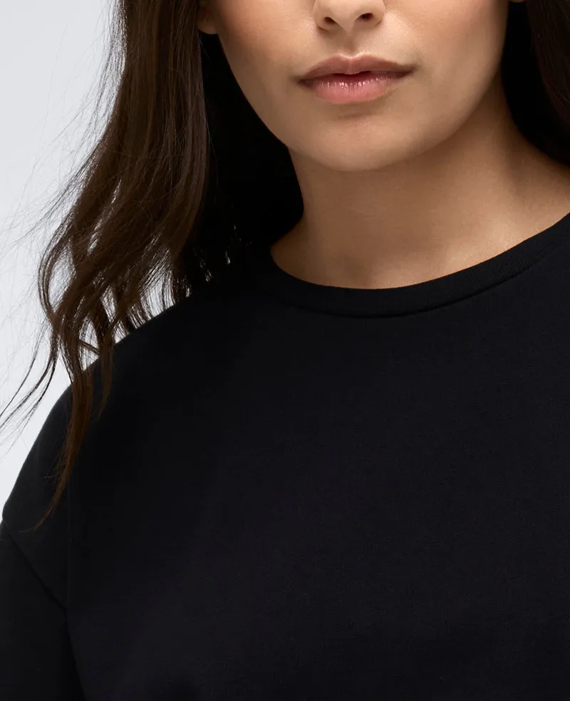 Cotton Cropped Tee sold by Kenneth Cole product image thumbnail 4