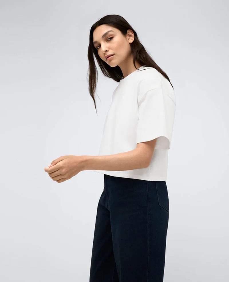 Cotton Cropped Tee sold by Kenneth Cole product image thumbnail 5
