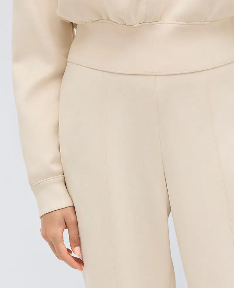 Faux Suede Scuba High Rise Pull-On Wide Leg Pant sold by Kenneth Cole product image thumbnail 3