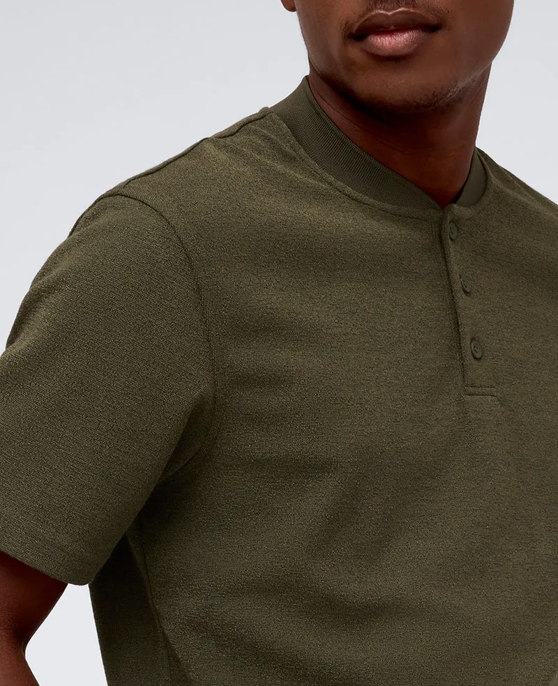 Performance Band-Collar Henley sold by Kenneth Cole product image thumbnail 5