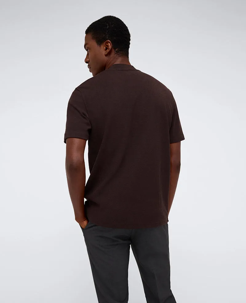 Performance Band-Collar Henley sold by Kenneth Cole product image thumbnail 2