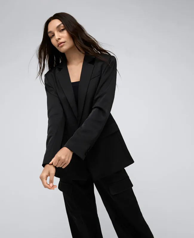 Satin Single-Breasted Jacket sold by Kenneth Cole