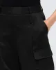 Satin High Rise Cargo Wide Leg Pant sold by Kenneth Cole