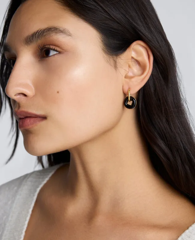 BONBONWHIMS Mental Health Coalition Earring - Black sold by Kenneth Cole