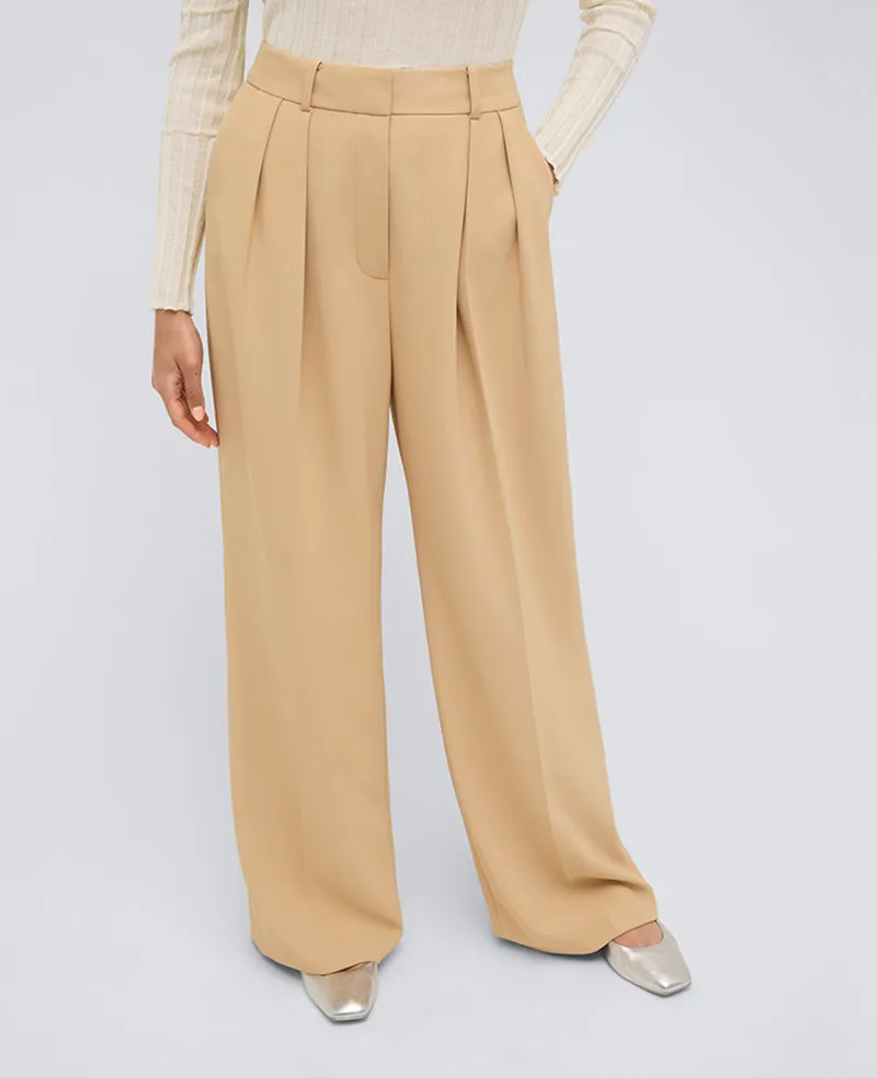 Twill High Rise Wide Leg Trouser sold by Kenneth Cole product image thumbnail 3