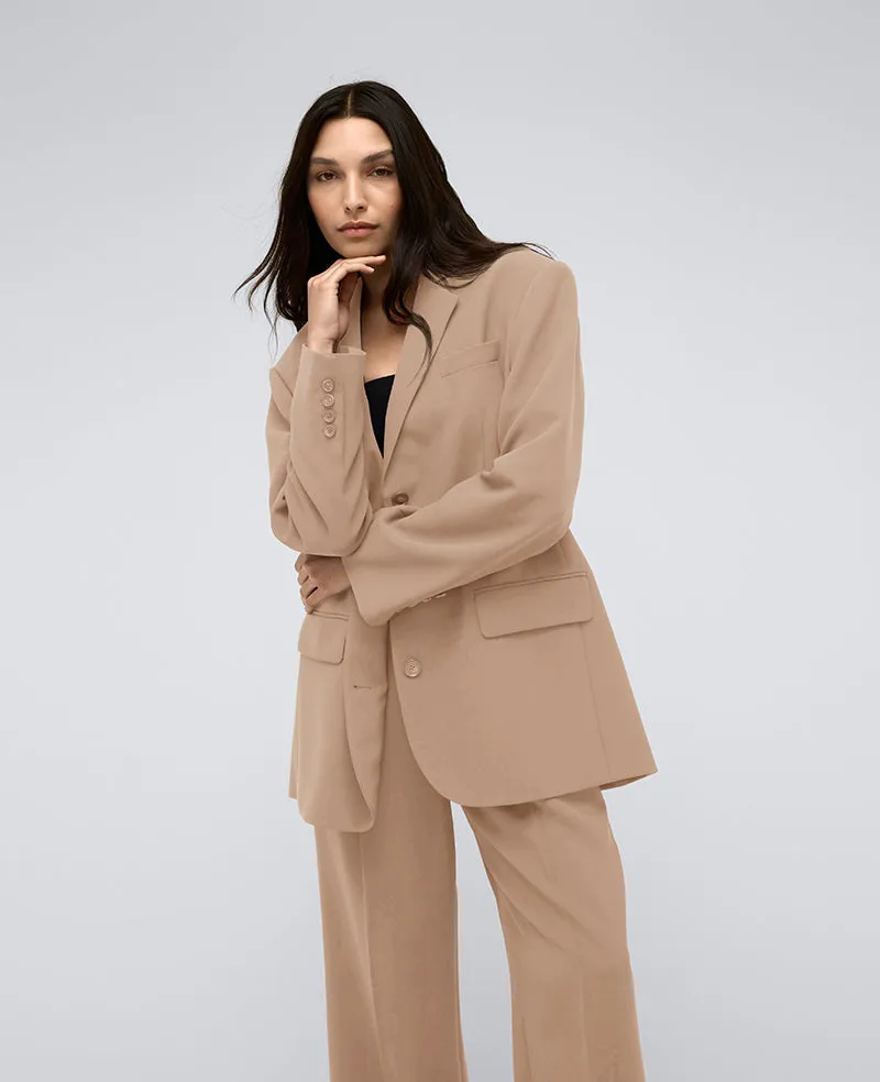 Vision Twill Three Button Boyfriend Blazer sold by Kenneth Cole