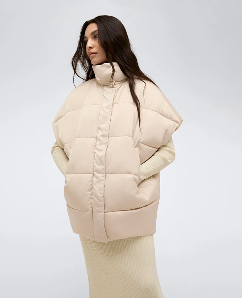 Quilted Oversized Tapered Vest Jacket sold by Kenneth Cole product image thumbnail 2