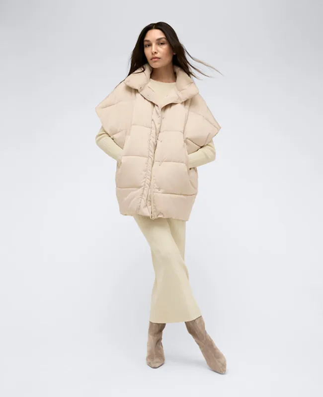 Quilted Oversized Tapered Vest Jacket sold by Kenneth Cole