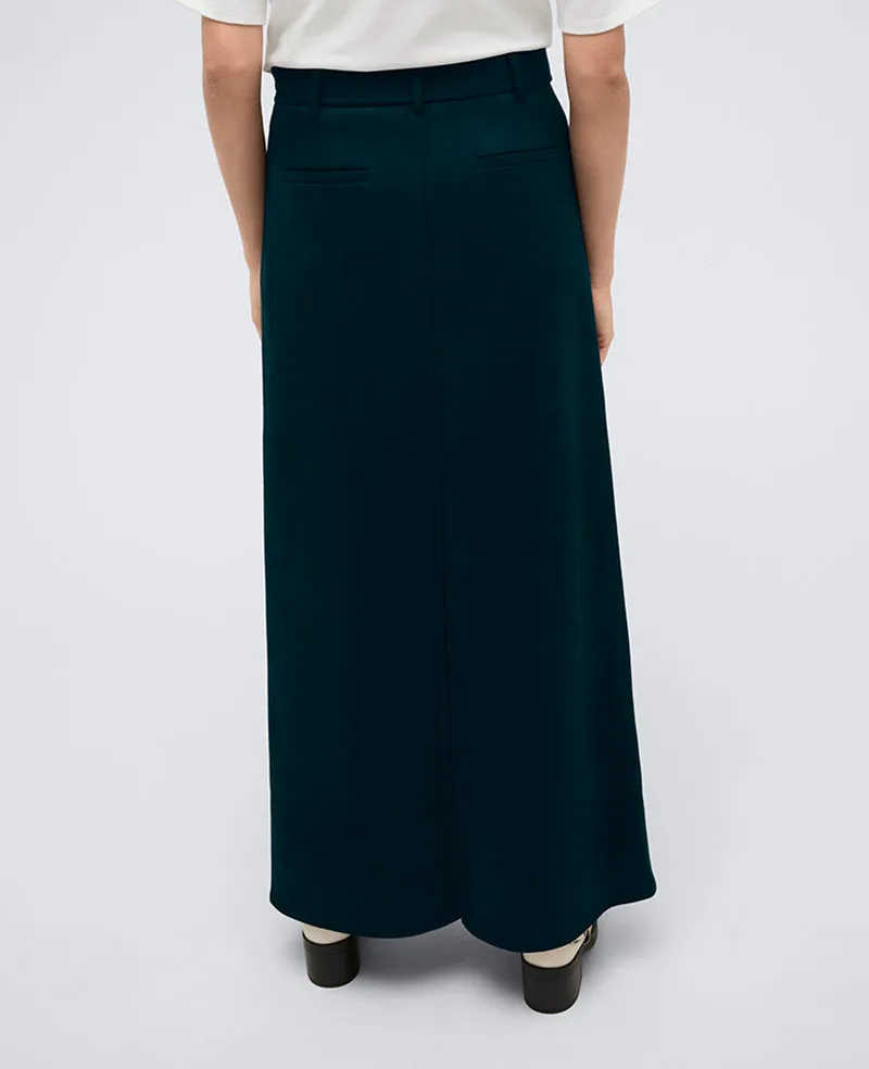 Vegan Suede Fly Front Belted Maxi Skirt sold by Kenneth Cole product image thumbnail 4