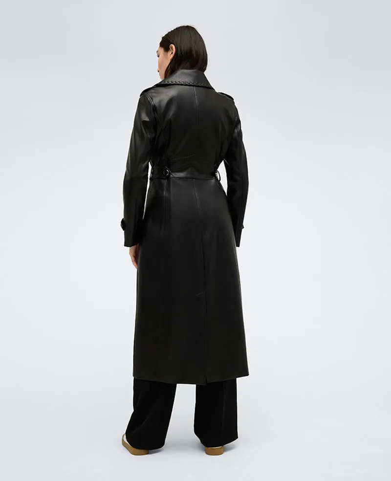 Faux Leather Belted Trench sold by Kenneth Cole product image thumbnail 2