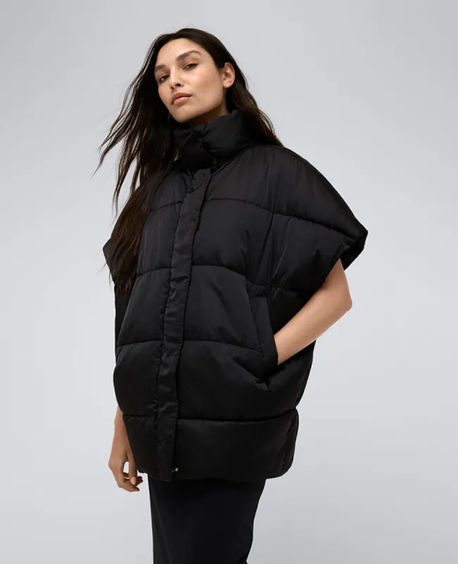 Quilted Oversized Tapered Vest Jacket sold by Kenneth Cole