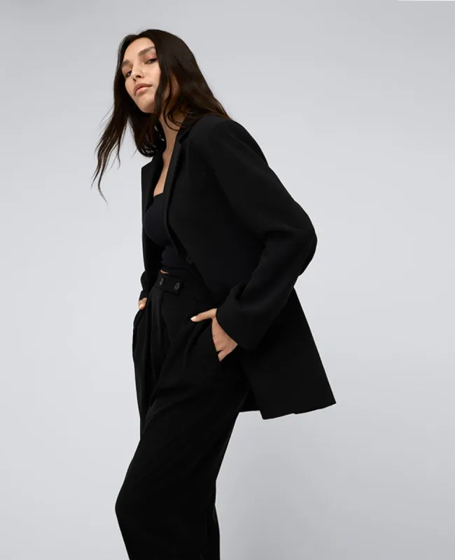 Vision Twill Three Button Boyfriend Blazer sold by Kenneth Cole